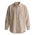 thumbnail image 1 of Yifymode Sun Protection Blouses for Men UPF 50+ Button Down Lightweight Sun Shirts Casual Long Sleeve Quick Dry Athletic Tops,Khaki XL, 1 of 4