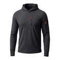 thumbnail image 1 of Yifymode Sun Shirts for Men Long Sleeve Hoodie Lightweight Fishing Shirt Athletic Rash Guards,Dark Gray 2XL, 1 of 3