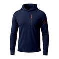 thumbnail image 1 of Yifymode Sun Shirts for Men Long Sleeve Hoodie Lightweight Fishing Shirt Athletic Rash Guards,Navy S, 1 of 3