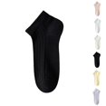 thumbnail image 1 of Yifymode Vertical Rib Ankle Socks, Thin Sheer Breathable Solid Casual Socks Back to School Daily for Women, Lightweight Moisture Wicking Socks, 1 of 3