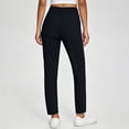 thumbnail image 1 of Yifymode Womens Casual Travel Ankle Pants 7/8 Stretchy Petite Pull On Dressy Work Slacks for Golf Business Athletic Yoga Lounge,Black M, 1 of 4