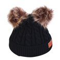 thumbnail image 1 of Yigetop Beanie for Women Unisex Winter Thicken Warm Hat for Men and Women Ear Warm Hat with Hairball Pom Pom Beanie for Women Black One Size, 1 of 2