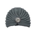 thumbnail image 1 of Yigetop Beanie for Women Women's Round Bead Accessories Hat Woolen Hat Knitted Hat Bohemian Toe Cap Winter Hats for Women Dark Gray One Size, 1 of 5