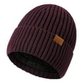 thumbnail image 1 of Yigetop Cute Beanies for Women Adult Winter Soild Layer Woolen Hat New Fleece Warm Knitted Hat Womens Beanies for Winter B A, 1 of 3