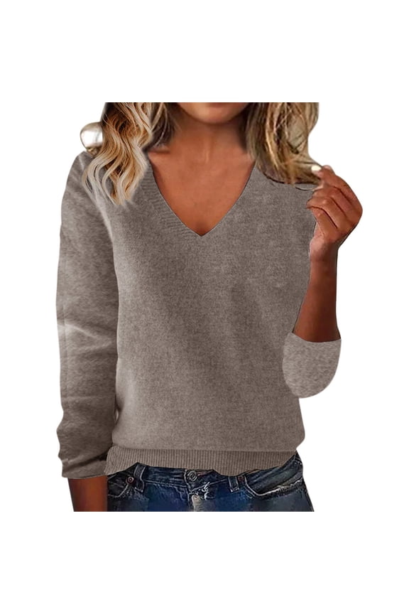 Early Fall Fashion, European and American Solid Color Loose Ladies Sweater Spring and Autumn one Word Shoulder Exposed Shoulder Hood Jacket Sweater Light Sweater Silver M