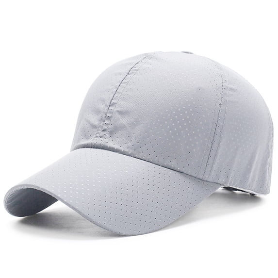 Unisex Adjustable Dad Hat Lightweight Sun Shade Baseball Cap Breathable Soft Comfortable Universal Casual Sports Hat by Yigetop Dark Gray One Size