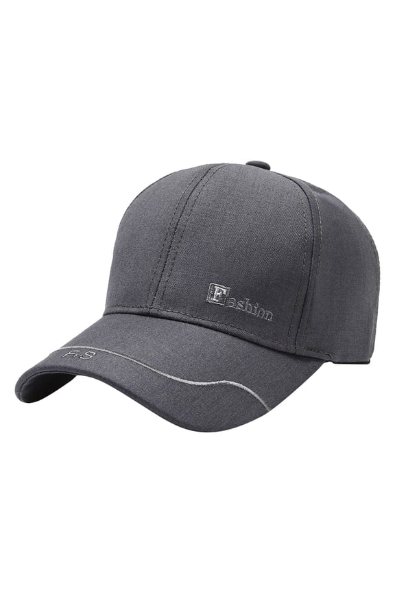 Fitted Hats for Men Men Hat Baseball Cap Casual Versatile Cap Outdoor Sunshade Sunscreen Hat Hats for Men Grey1 one Size