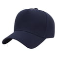 thumbnail image 1 of Yigetop Fitted Hats for Men Outdoor Sunshade Sunscreen Sun Hat Baseball Cap Men and Women Solid Color Cap Hats for Men Navy one Size, 1 of 3