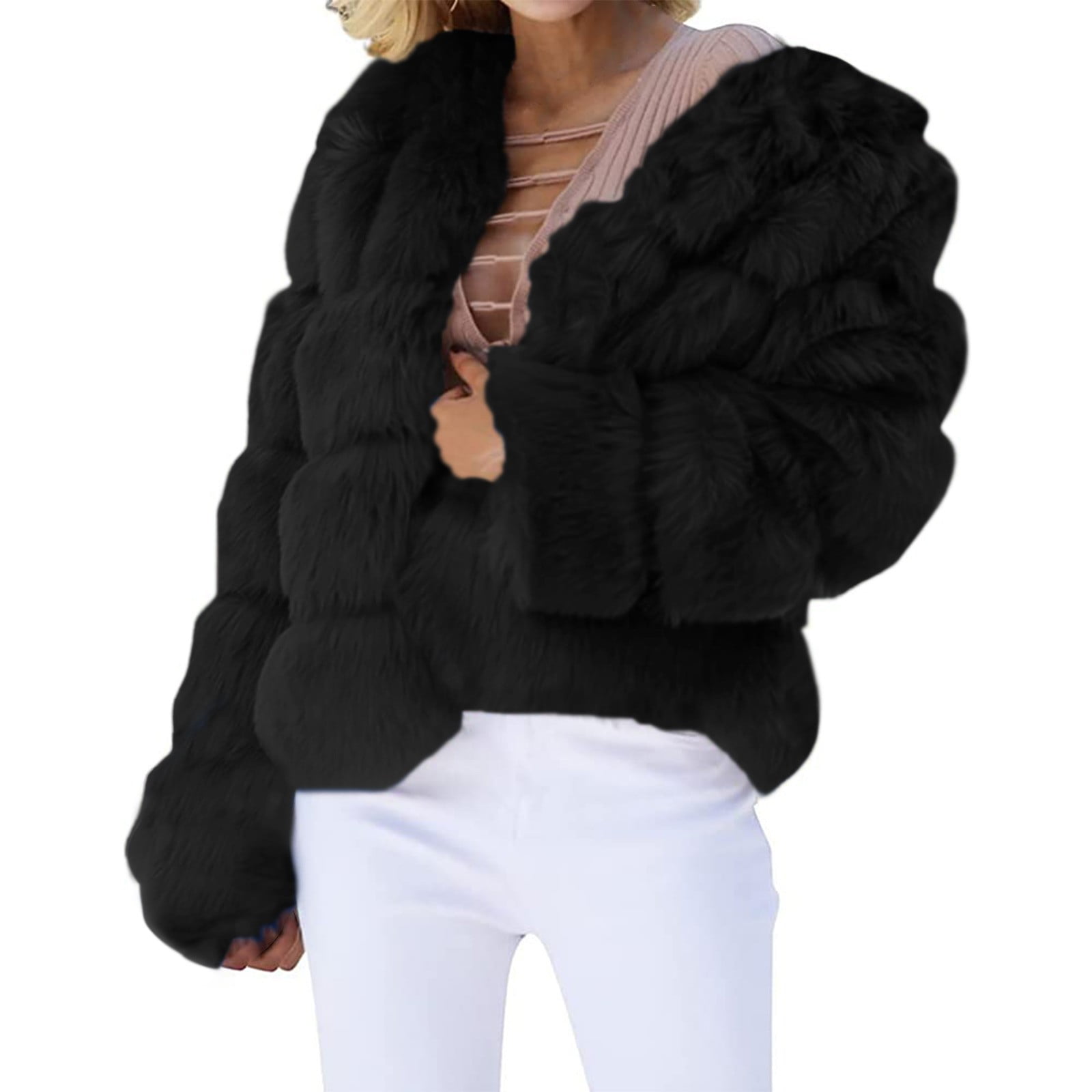 YfiDSJFGJ women's fur & faux fur jackets & coats, fur coats for 並行輸入品 Lined Parka Fur Lined Raincoat Womens YfiDSJFGJ Waterproof