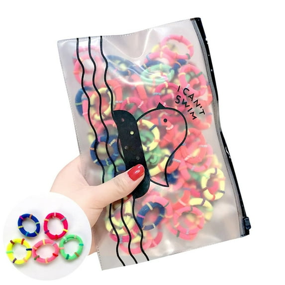 Yigetop Hair Ties for Women 50/100 Pcs Girls Colorfull Elastic Hair Bands Kids Ponytail Rubber Accessories Elastic Hair Ties M One Size