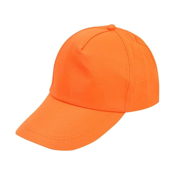 Yigetop Hats for Men Women Hat Unisex Hat Solid Color Polyester Hat Fashion Hat Baseball Cap orange One Size