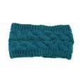 thumbnail image 1 of Yigetop Knit Headband Winter Cross Ear Warmer Head Wraps Headbands Side Buttons for Use Face Covering Winter Headband F One Size, 1 of 3