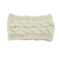 thumbnail image 1 of Yigetop Knit Headband Winter Cross Ear Warmer Head Wraps Headbands Side Buttons for Use Face Covering Winter Headband V One Size, 1 of 3