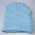 thumbnail image 1 of Yigetop Light Blue Unisex Slouchy Knitting Beanie Hip Hop Cap Warm Winter Ski Hat Hot Sale Hat, 1 of 2