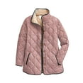 thumbnail image 1 of Yigetop Lightweight Quilted Jackets for Women, Printed Plus Size Women's Winter Quilted Jacket Long Sleeved Button Down Jacket Lightweight Padded Jacket Women's Quilted Lightweight Jackets Red 2XL, 1 of 4