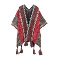 thumbnail image 1 of Yigetop Mexican Poncho Clearance! Hot Pink One Size, 1 of 4