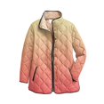thumbnail image 1 of Yigetop Quilted Jackets for Women, Printed Plus Size Women's Winter Quilted Jacket Long Sleeved Button Down Jacket Lightweight Padded Jacket Womens Quilted Jacket Pink S, 1 of 4