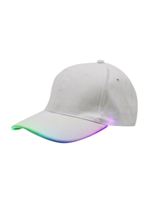 Running Hat Men Led Lighted Up Hat Glow Club Party Baseball Hip-Hop Adjustable Sports Cap Light Up Baseball Cap Mr One Size