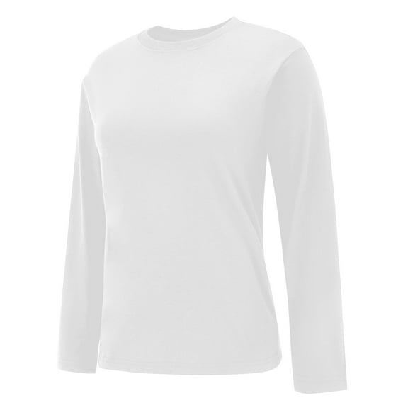 Yigetop Shirts for Women Womens Oversized Long Sleeve T Shirts Basic Crewneck Tee Fall Tops Casual Workout Fashion Casual Clothes Womens Shirts Casual Pink 3XL