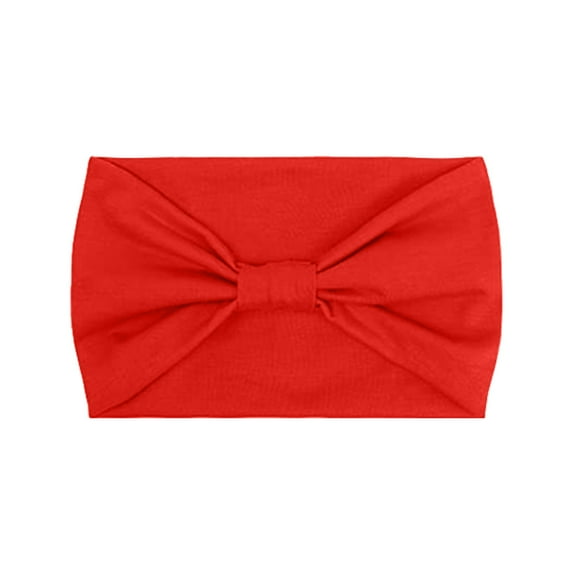 Yigetop Stretchy Headbands for Women Women Casual Yoga Hairband Sports Elastic Sweat Absorbing Headband Headband for Washing Face Red one Size