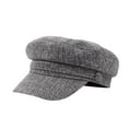thumbnail image 1 of Yigetop Winter Hats for Women Cotton Navy Hat Women's Versatile British Beret Womens Hats Fashion Grey One Size, 1 of 3