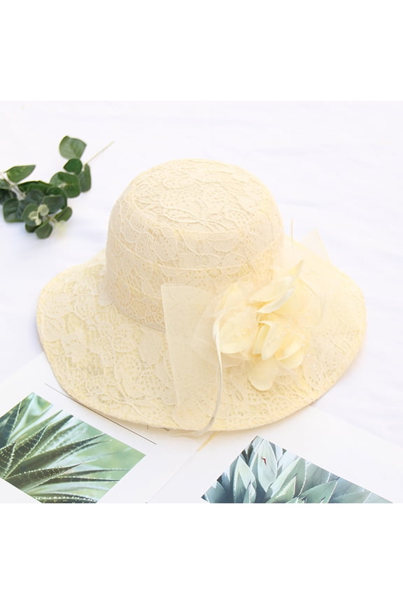 Yellow Women's Church Kentucky Derby Fascinator Bridal Tea Party Wedding Hat Hot Sale Hat