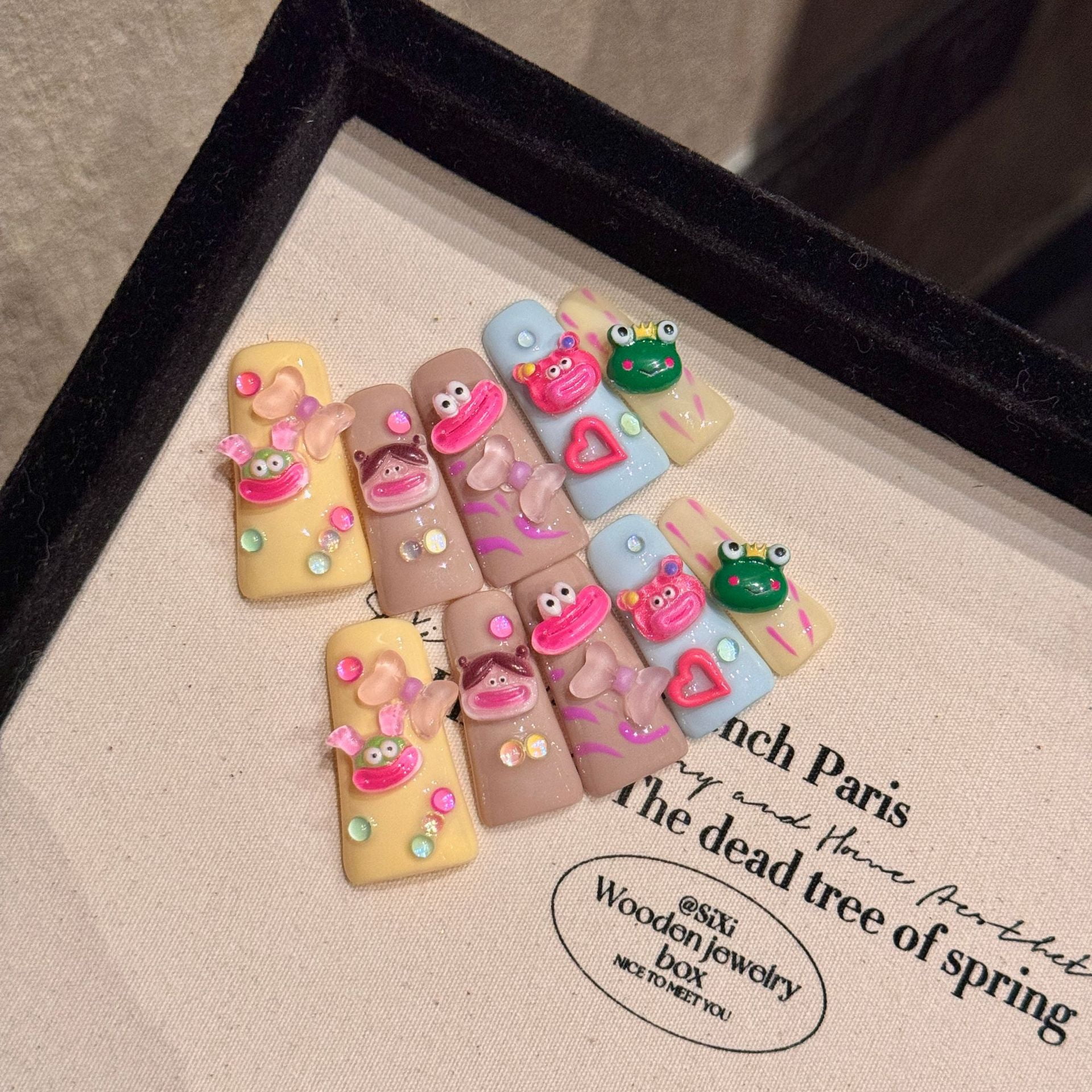 Yihe duckbill manicure, dopamine plastic wind big mouth color graffiti ... - Dopamine And Willpower