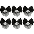 Yiho Black Hair Net 6 Pack for Buns Hair Snood Net Hair Cover Ballet