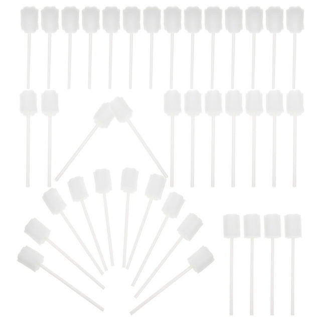 Yiho Disposable Mouth Swabs for Elderly Cleaning (50pcs)