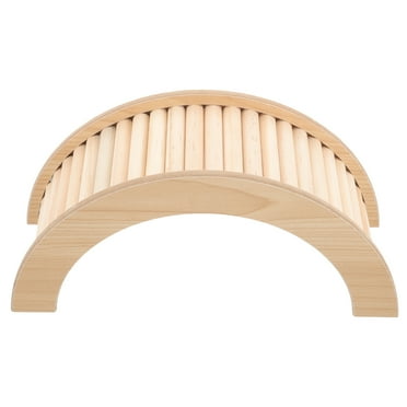 Wooden Bridge Toy for Hamster Small Pet Wood Bridge for Small Animals to Climb and Set