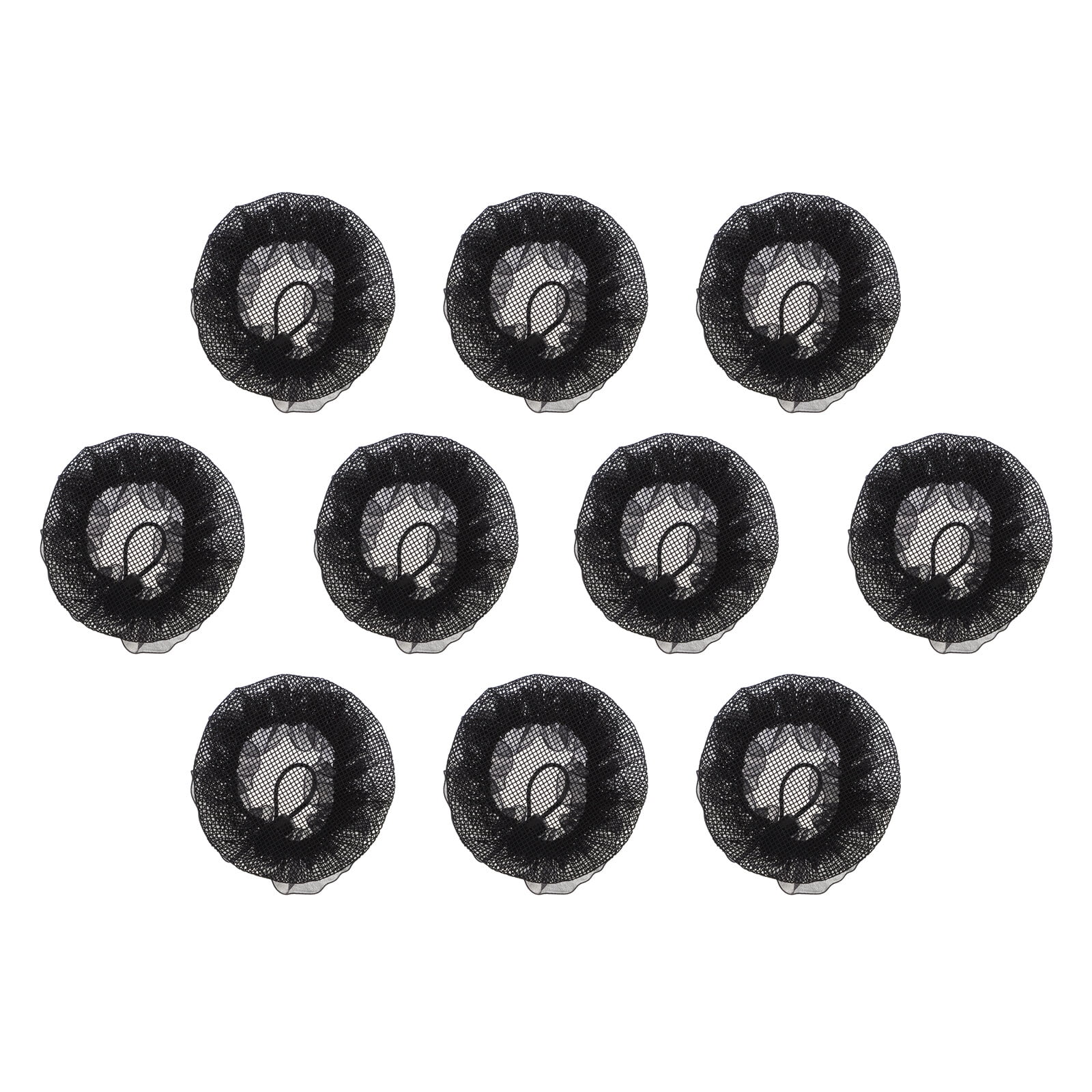 Yihongmu 10pcs Bun Hair Net Bun Cover Hair Nets Headress for Ballet