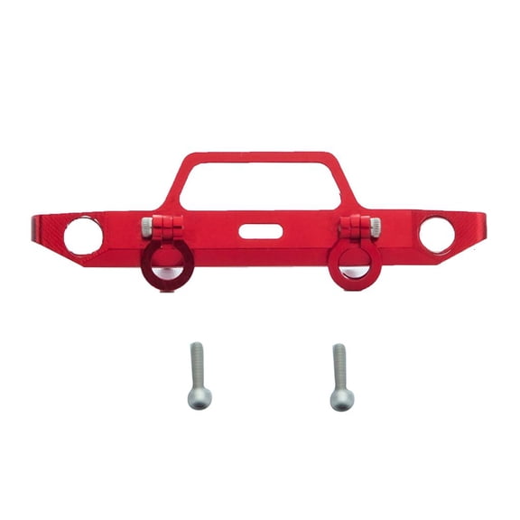Yihuala 1/24 SCX24 90081 Alloy Front Bumper Spare Part for Model Truck Car Crawler Interior Accessories Toy