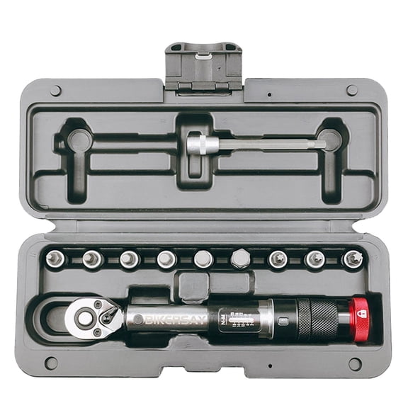 Yihuala 1/4'' Drive Torque Wrench Set Adjustable Bike Preset Torque Wrench With Torque Button Window Torque Value Display