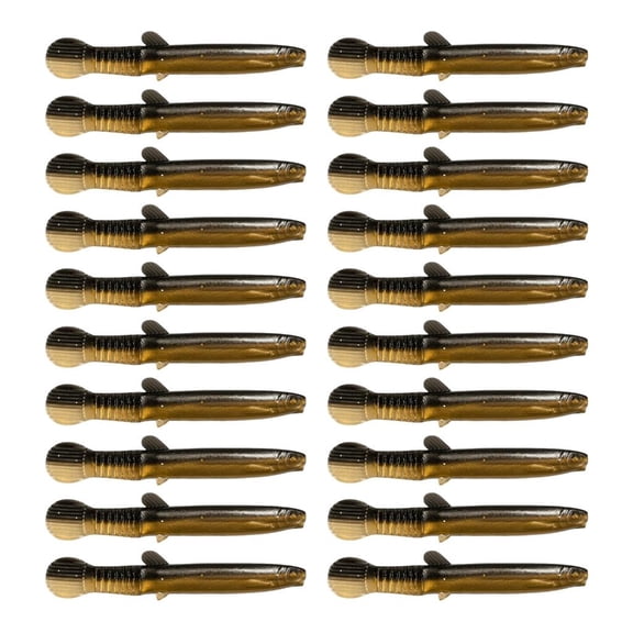 Yihuala 10/20Pcs Multisection Tail Swimbait Lures - Artificial Loach Baits for Saltwater & Freshwater Fishing
