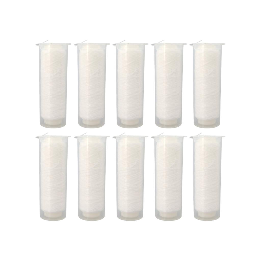 Yihuala 10 Rolls Elastic Fishing Line Set High Tensile Nylon Materials Saltwater Freshwater Compatible Lures Angling