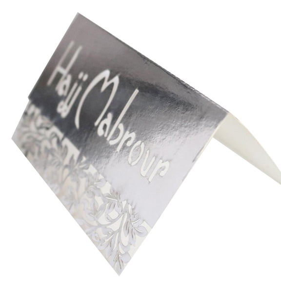 Yihuala 100pcs Hollow Eid Table Seating Card Number Name Place Cards Reception Party Decoration
