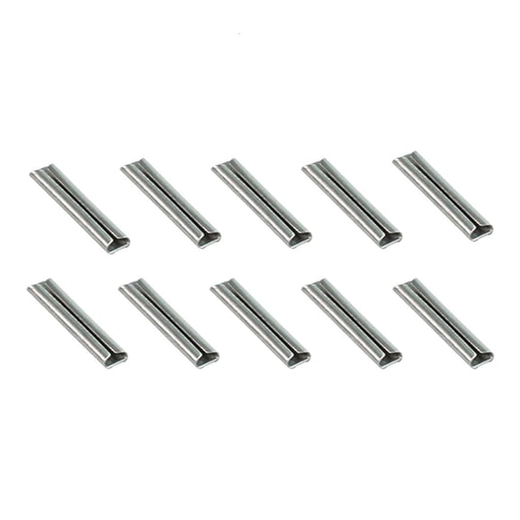 Yihuala 10Pcs Gauge Railroad Track Joiners for C Track Iron Connectors for Model Train Tracks Craft Project Accessory