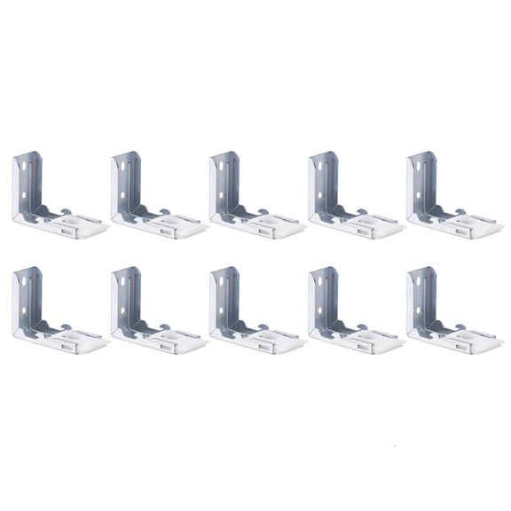 Yihuala 10Pcs Metal Blind Mounting Bracket Replacement Mounting Hardware for Interior Exterior Zebras Shade and Roller Blinds