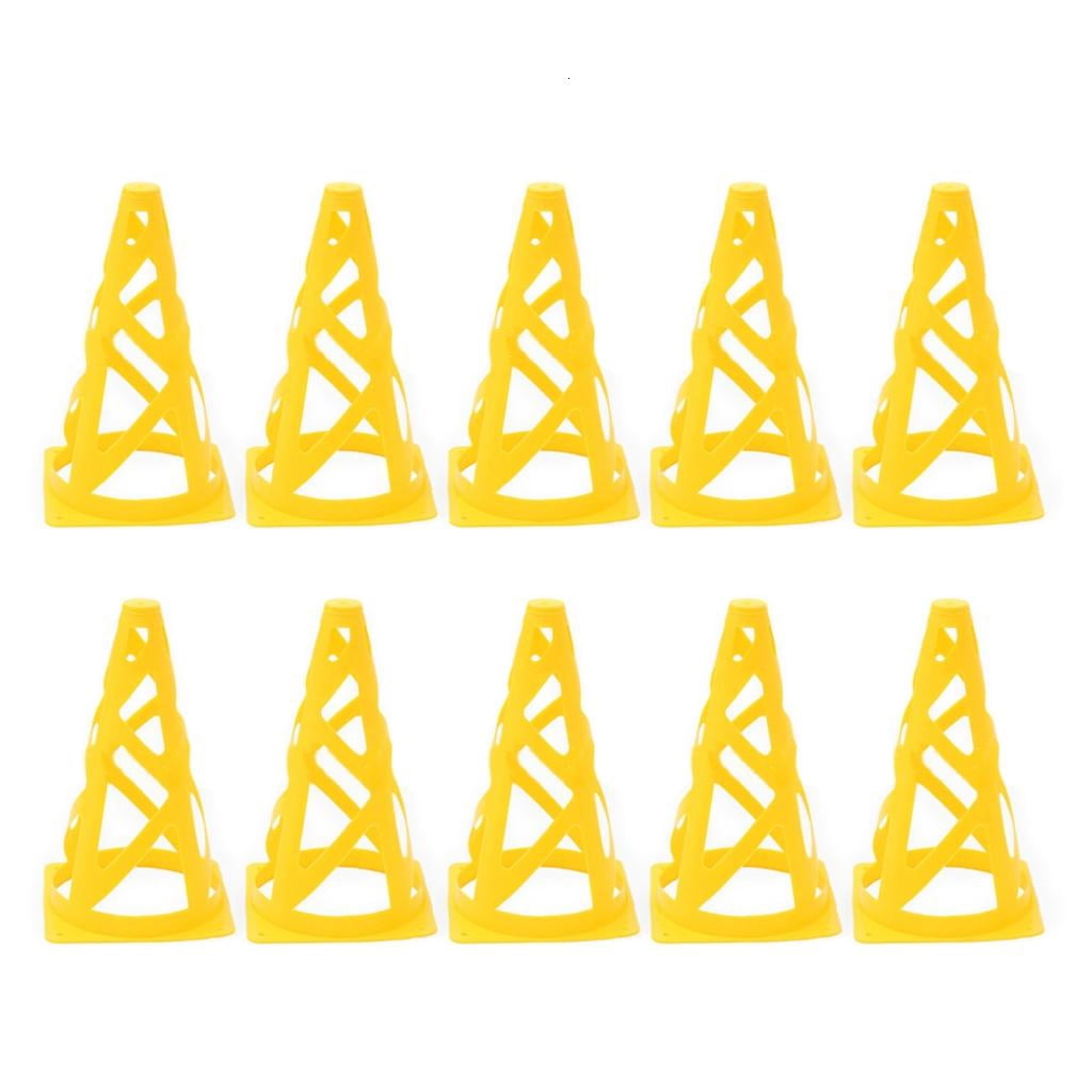 Yihuala 10Pcs Training Cones Sport Marker Cones for Soccer Basketball Football Cones Training Outdoor Activity or Event