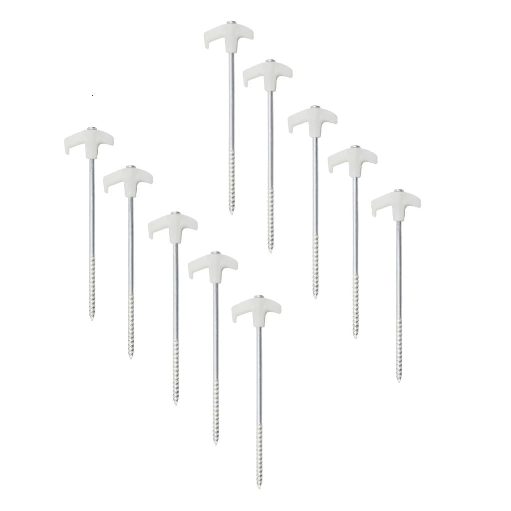Yihuala 10pcs Outdoor Ground Camping Tent Stakes Anchors Peg Windproofed Tent Stakes for Outdoor Use