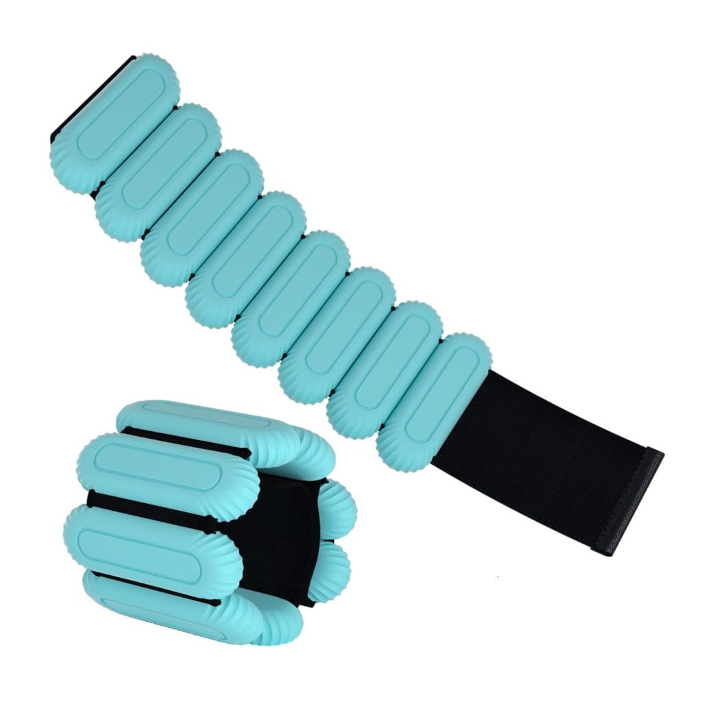 Yihuala 1Pair Light Weight Adjustable Ankle Wrist Band Strength Training Bracelets for Homes gym, Walking, Running, Travel