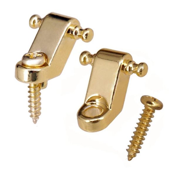 Yihuala 2 Pcs Roller String Trees Guitar String Guide String Retainer with Mounting Screws Electric Guitars Bass String Guides