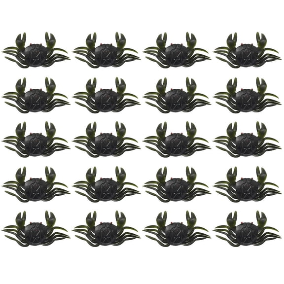 Yihuala 20Pieces Crabs Shaped Fishing Lures Set In Multiple Color Features Realistic Appearance And Strong Bites Resistance