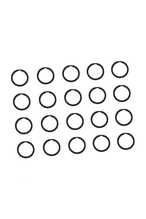 20pcs Light Weight Metal Flat Keyring Large Rings Split Keys Rings for keychains Car Organization Enduring
