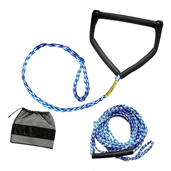 Yihuala 23Meter 75FT Water Sports Rope Single Handle Wakeboard Tow Ropes Materials Surfing Rope For Surfing Enthusiasts