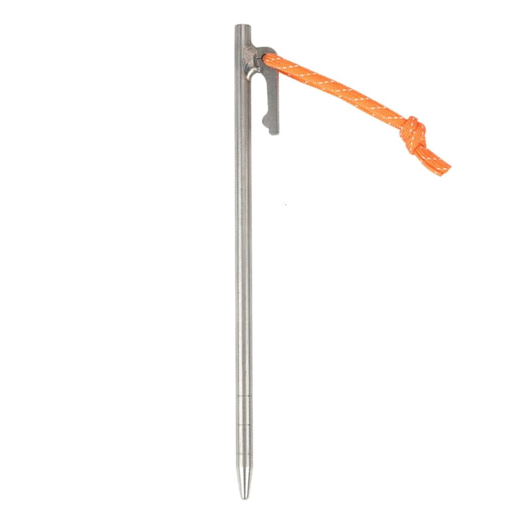 Yihuala 2Pcs Element22 Tent Dowels Set Round Plan Backpacking Ground Stakes 7mm Diameter Multiple Length