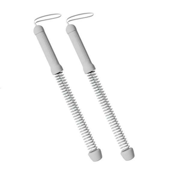 Yihuala 2Pcs Spring Arm Strength Expander Sports Fitness Equipment Portable Battle Rope Rod Exercise Equipment for Home Gym