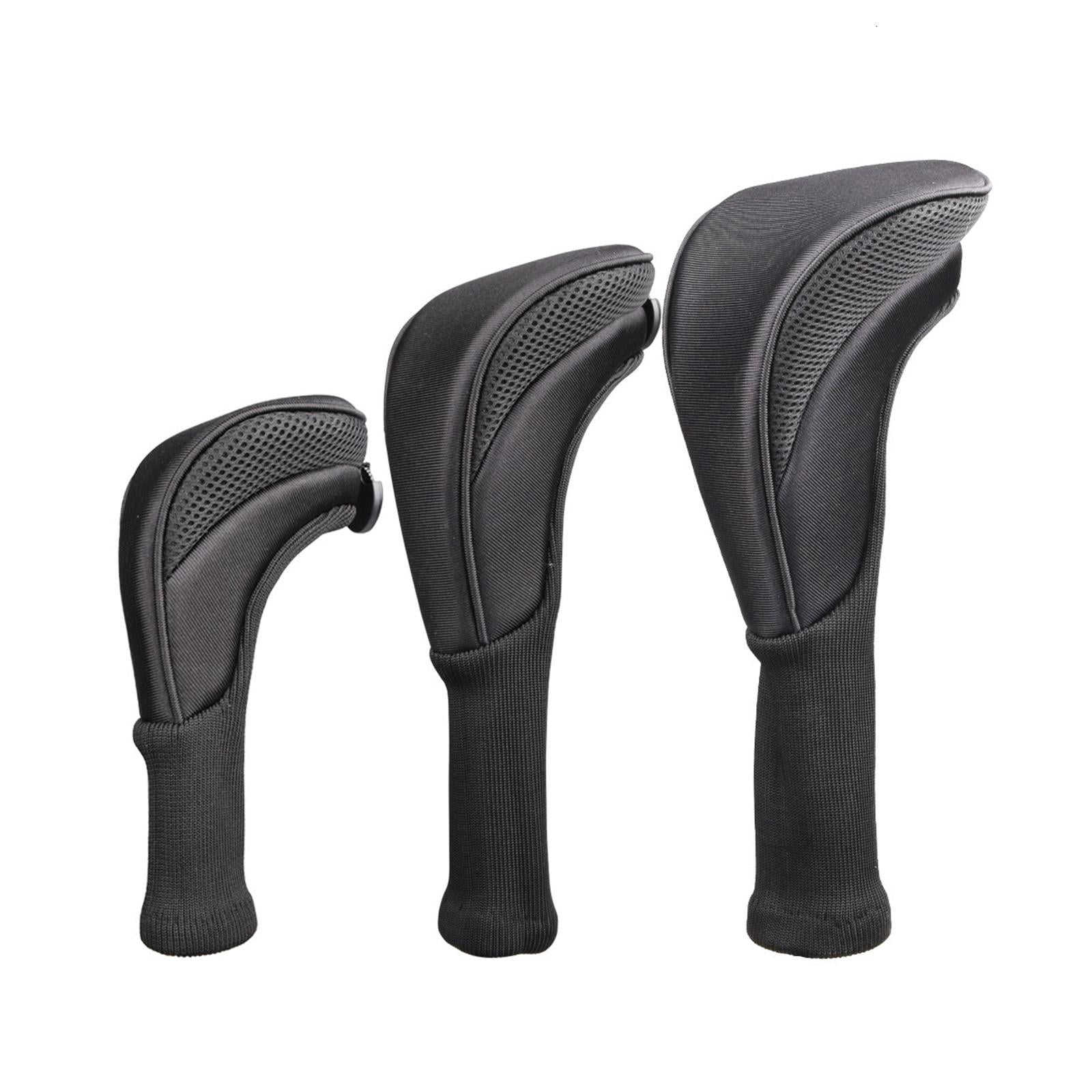 Yihuala 3 Pack Golf Club for Head Covers for Woods Long Cover Driver Fairway Golf Headcovers Set with Interchangeable .