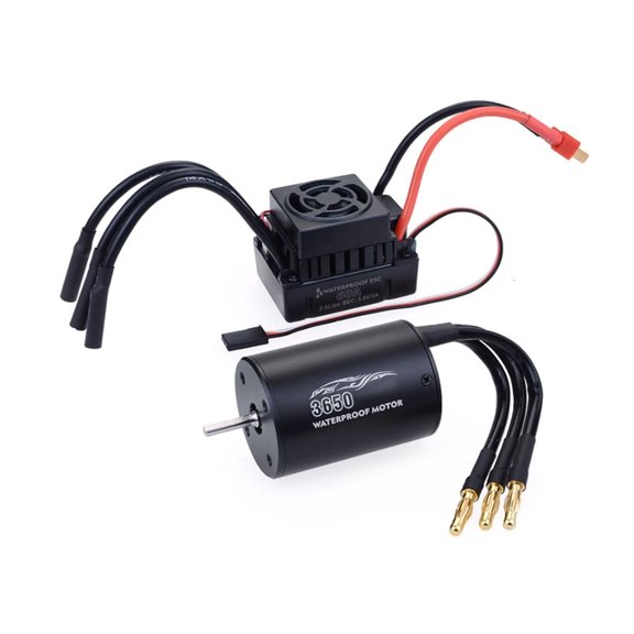 Yihuala 3660 Brushless Power Unit Combined With 60A Speed Controller Ideal For Upgrading 1/10 Scale Remote Control Ca