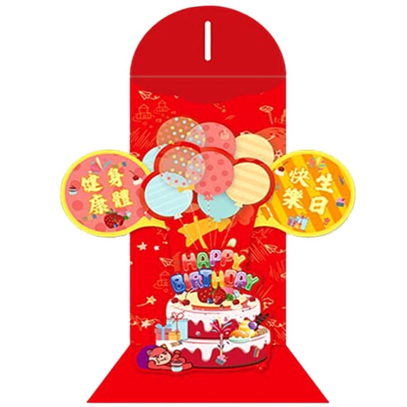 Yihuala 3D Envelope Money Cash Gifts Fan Pull Paper Dragon Packets Chinese 2024 Lucky Blessings Money Bag Envelope